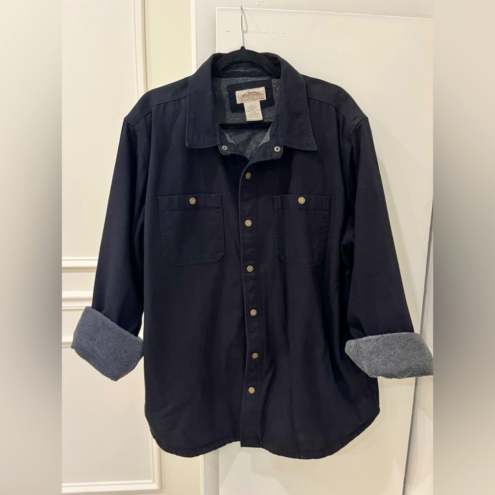 LLBean Fleece Lined Utility Shirt Jacket - NEVER WORN
